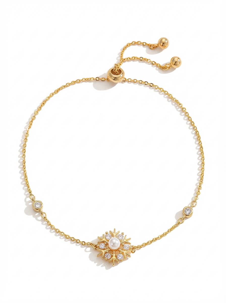 Snowglow Pearl Glittering Bracelet