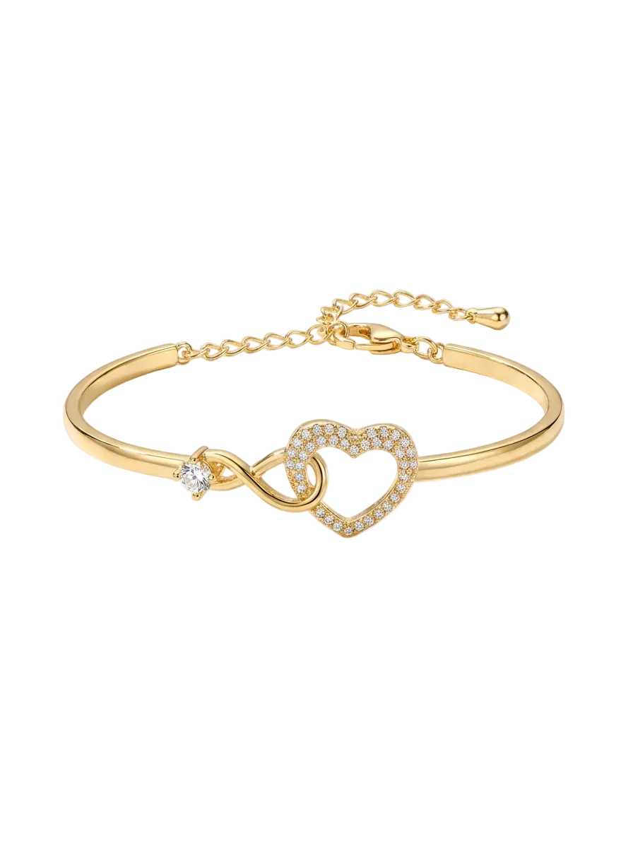 Éternelle Knot Heart Cuff